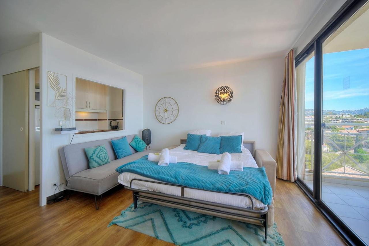 קאן Immogroom - Sea View - Pool - Terrace - Parking - Wifi - Ac מראה חיצוני תמונה
